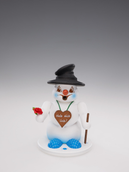 Schneemann Sigi klein Romantiker als Räuchermann