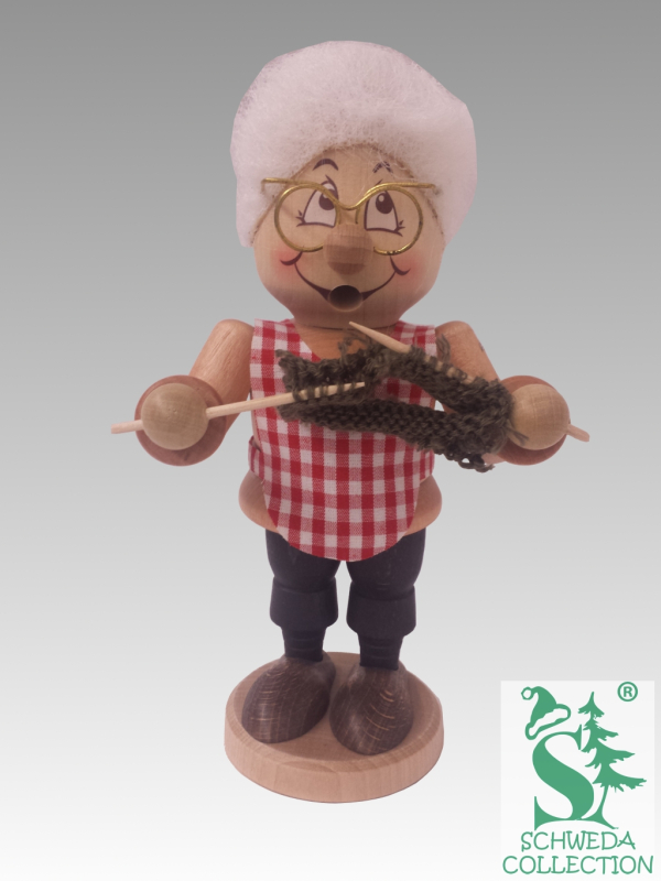 Wichtel klein mit Fuß Oma
