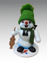 Schneemann Sigi mittel Jäger als Räuchermann Neuheit 2021